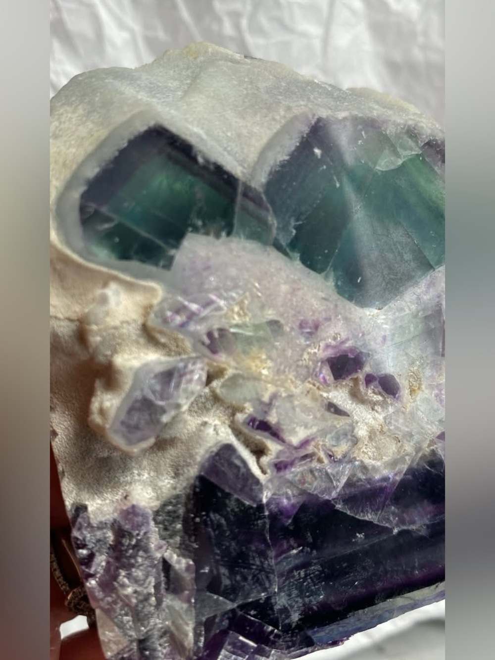 Rainbow Fluorite Freeform slab - Picture 6 of 6